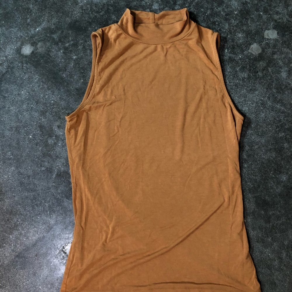 Sleeveless Turtle Neck